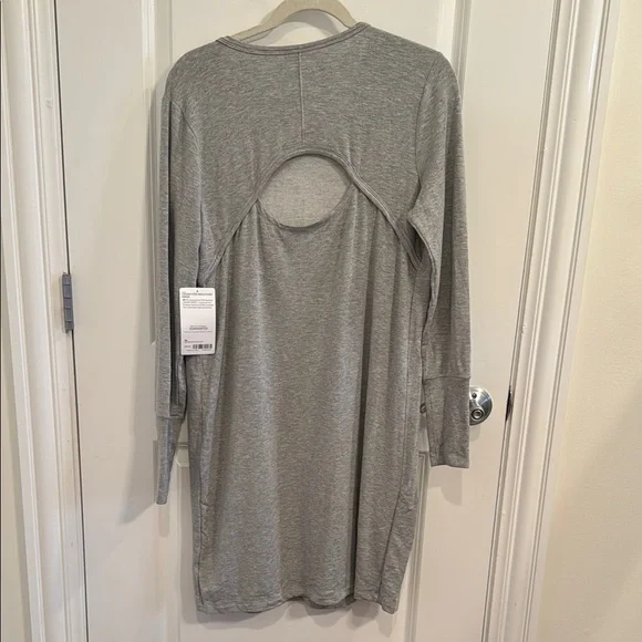 NWT Athleta Long Sleeve Sweatshirt Dress - Picture 3 of 3